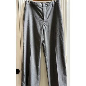 GAP Women 14 Gray Easy Trouser Pants Elastic Waist Wide Leg NWT